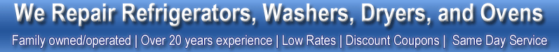 Spring Cypress Appliance Repair - Refrigerator Repair Cypress TX - Appliances Repair Cypress TX